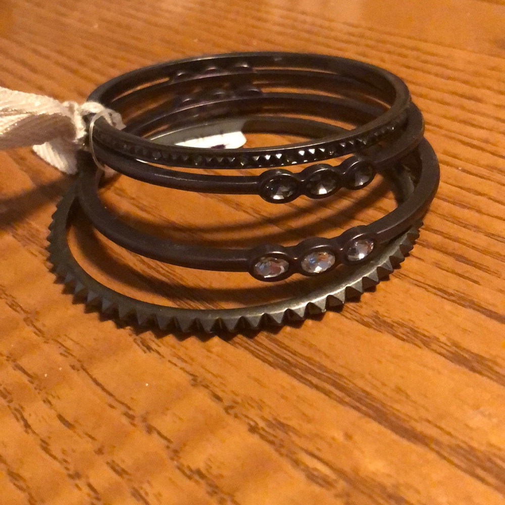 Bundle of bangle bracelets